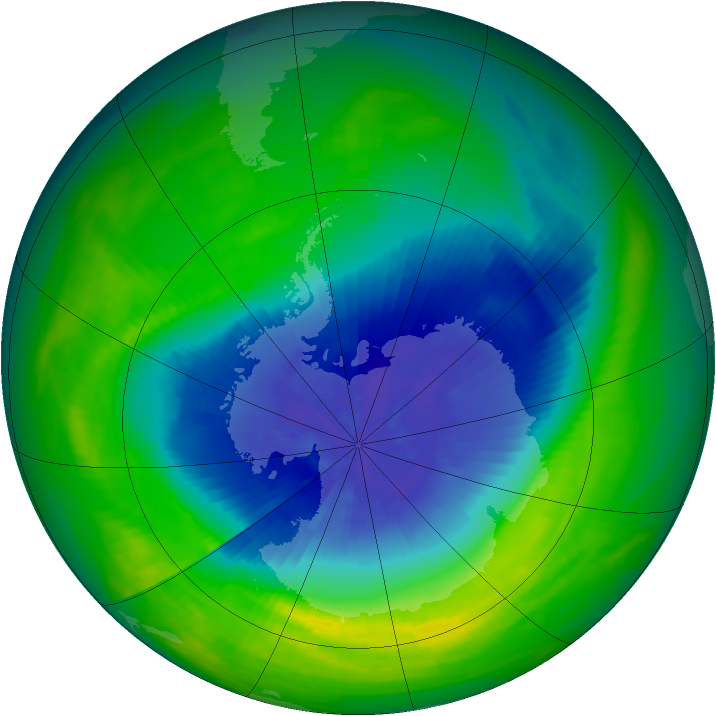 Ozone Map 1984-10-18